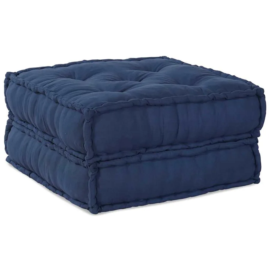Unité de canapé modulaire 2 pcs Indigo 140 x 70 x 36 cm Tissu - 3