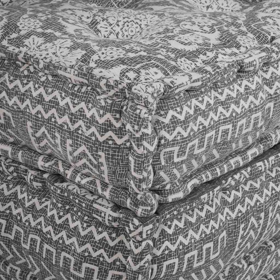 Unité de canapé modulaire Gris clair 70 x 70 x 36 cm Tissu - 5