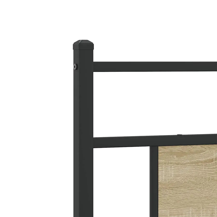 Cadre de lit sans matelas chêne sonoma 80x200 cm - 9