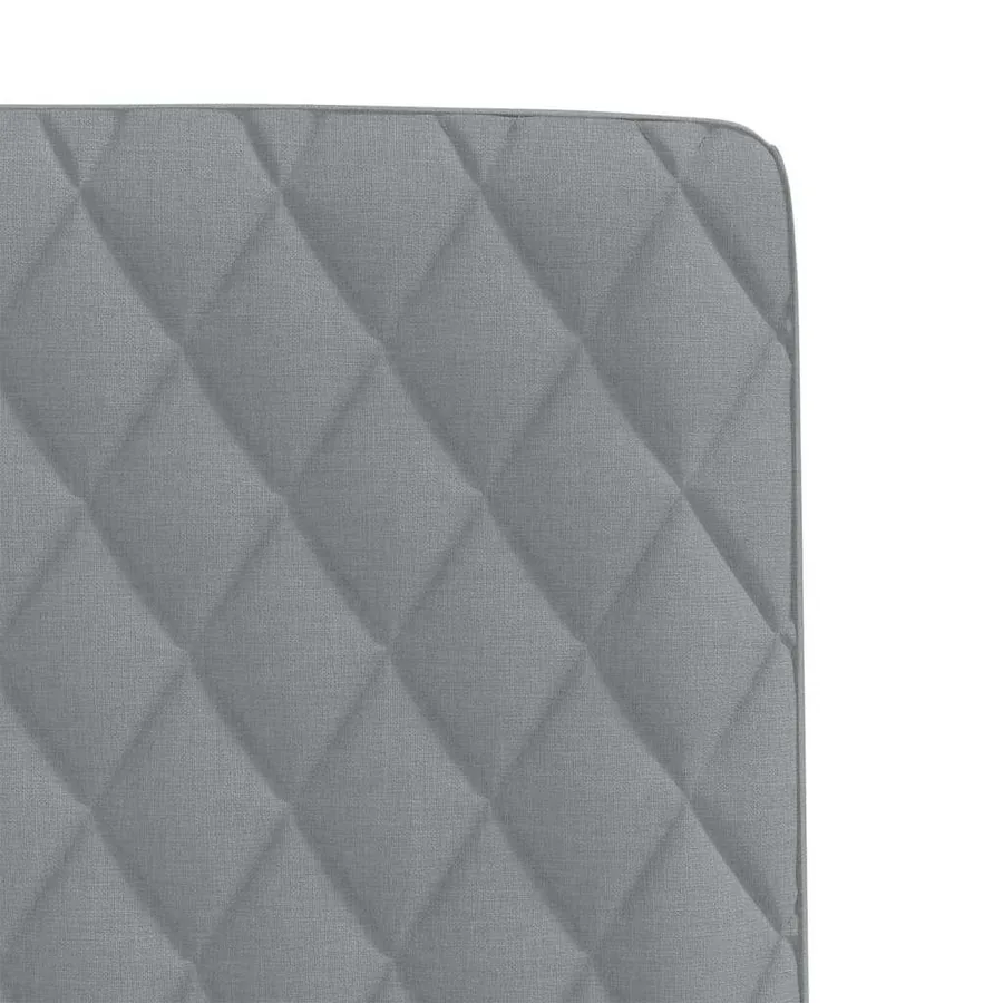 Chaises à manger lot de 2 gris clair tissu - 7
