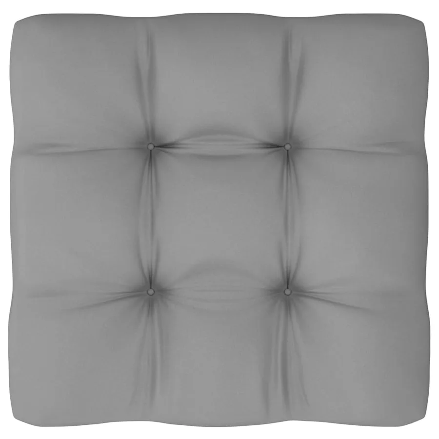 Pouf palette de jardin noir bois de pin imprégné - 6