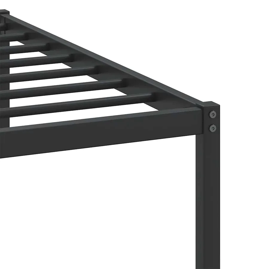 Cadre de lit sans matelas chêne fumé 107x203 cm bois ingénierie - 10