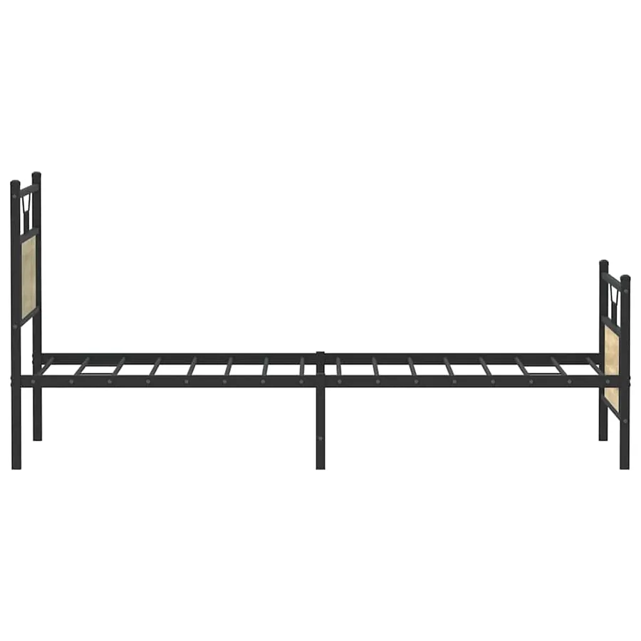 Cadre de lit sans matelas chêne sonoma 90x200 cm - 7