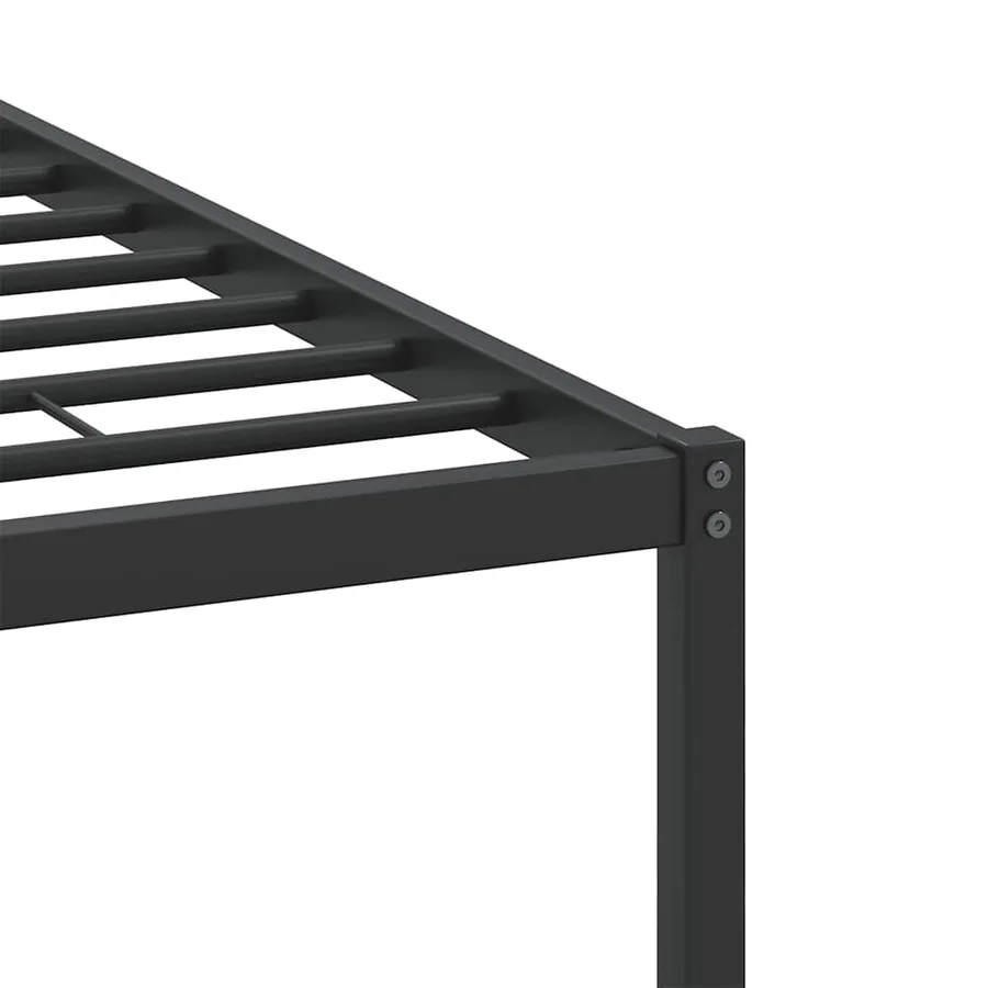 Cadre de lit sans matelas chêne fumé 150x200 cm bois ingénierie - 10