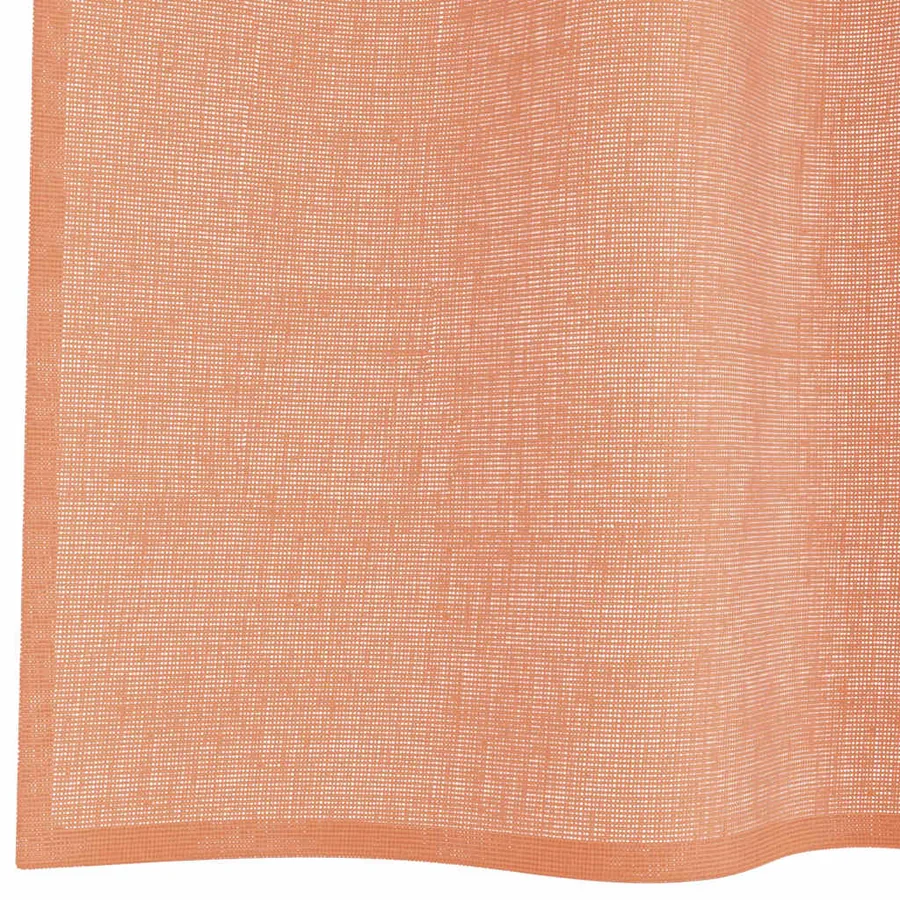 Rideaux en voile avec boucles 2 pcs terre cuite 140x225 cm - 6