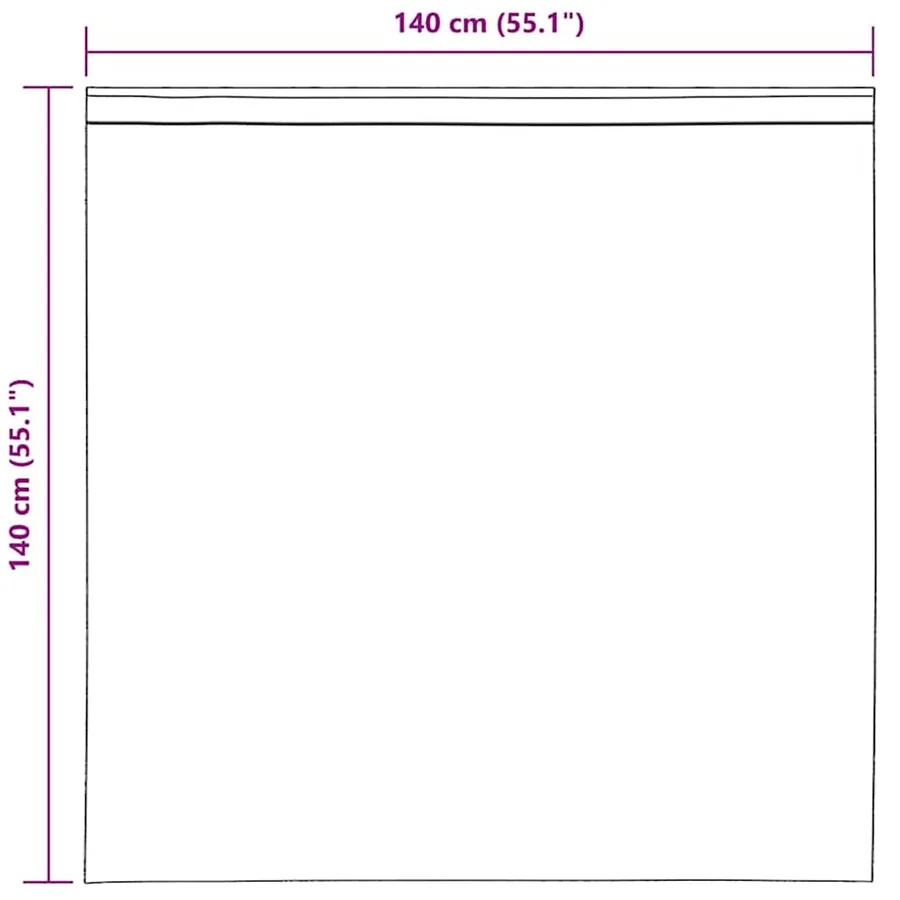 Rideaux en voile avec passants 2 pcs crème - 8