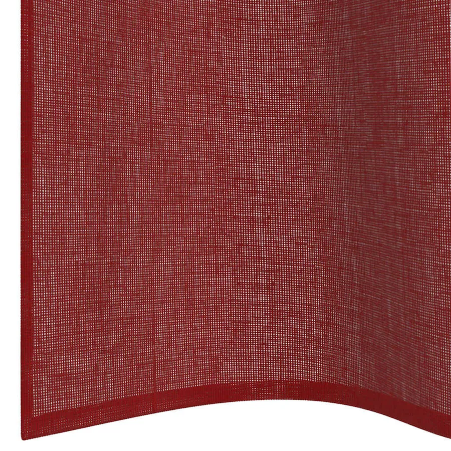 Rideaux en voile avec œillets 2 pcs rouge bordeaux - 6