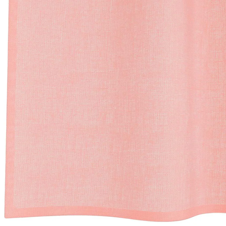 Rideaux en voile avec boucles 2 pcs rose 140x175 cm - 6