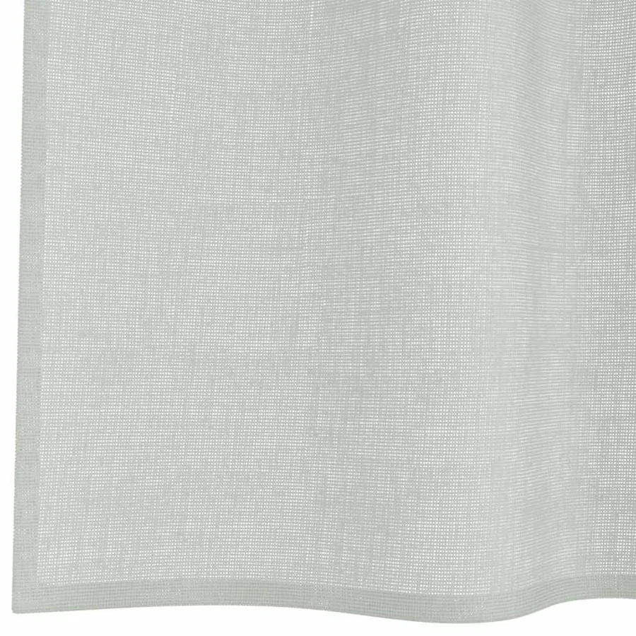 Rideaux en voile avec boucles 2 pcs gris clair 140x225 cm - 6