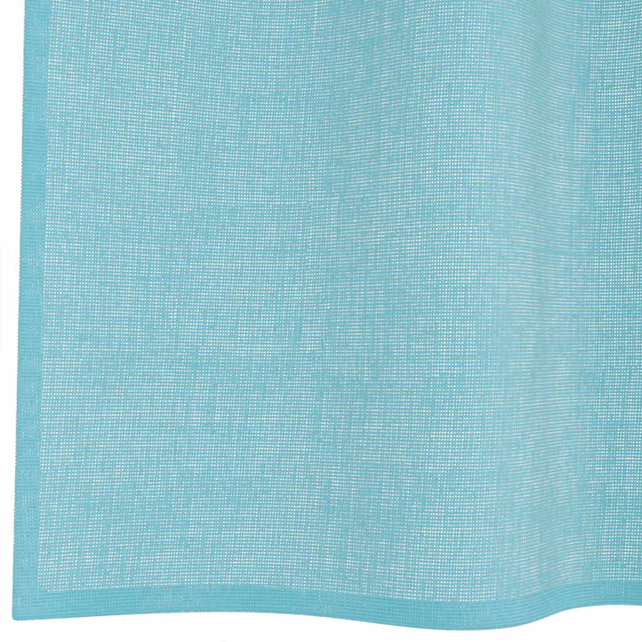 Rideaux en voile avec œillets 2 pcs turquoise - 6