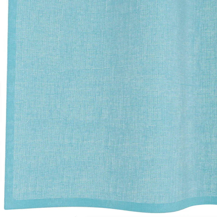 Rideaux en voile avec œillets 2 pcs turquoise - 6
