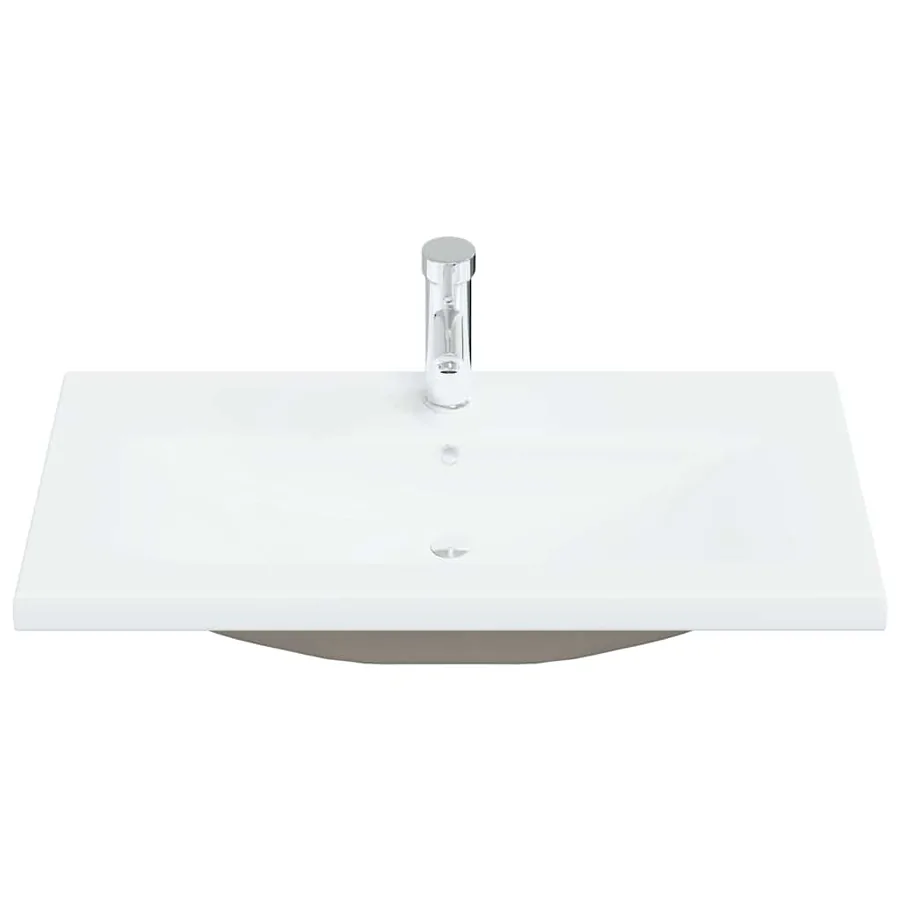 Cabinet de salle de bain Chêne noir 90 x 38,5 x 46 cm - 7