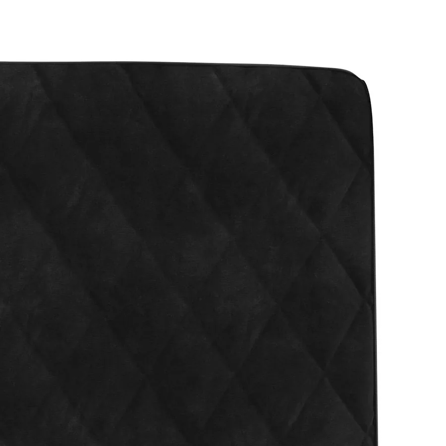 Chaises à manger lot de 2 Noir Velours - 7