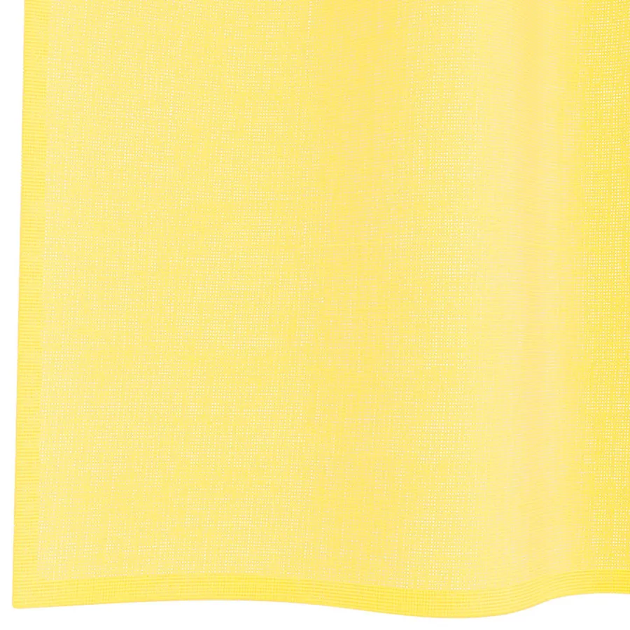 Rideaux en voile avec œillets 2 pcs jaune - 6
