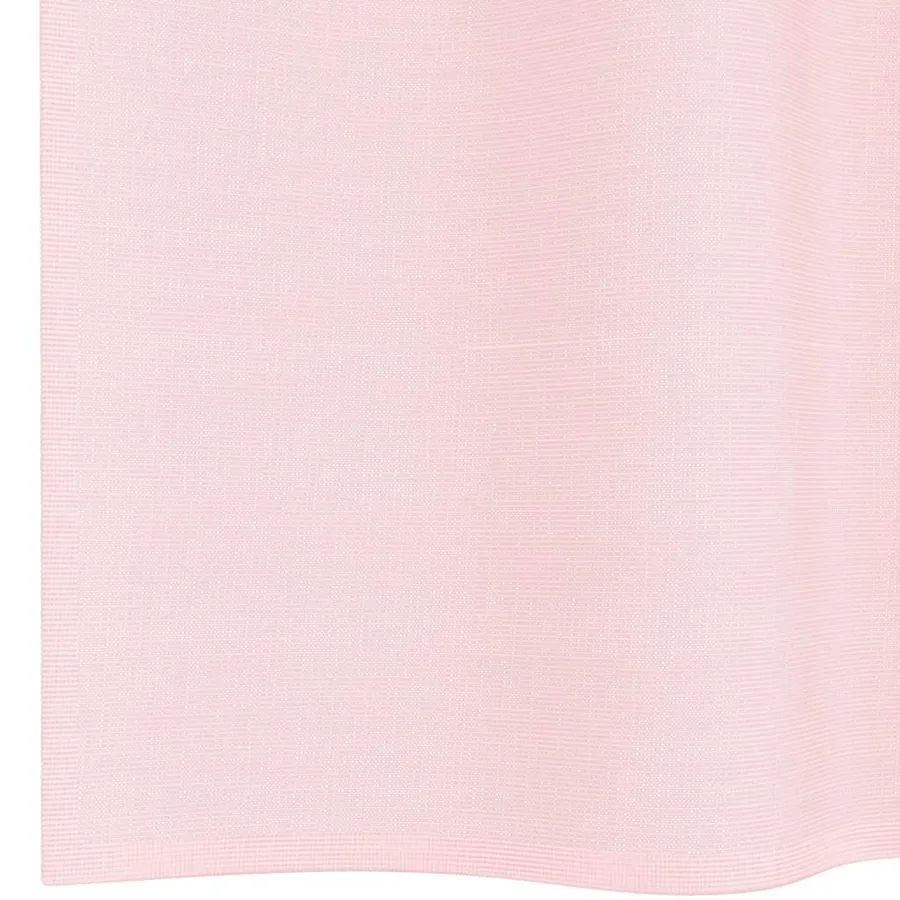 Rideaux en voile avec boucles 2 pcs rose clair 140x245 cm - 6