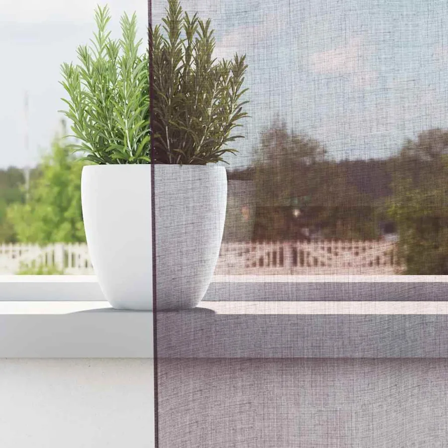 Rideaux en voile avec œillets 2 pcs violet 140x225 cm - 3