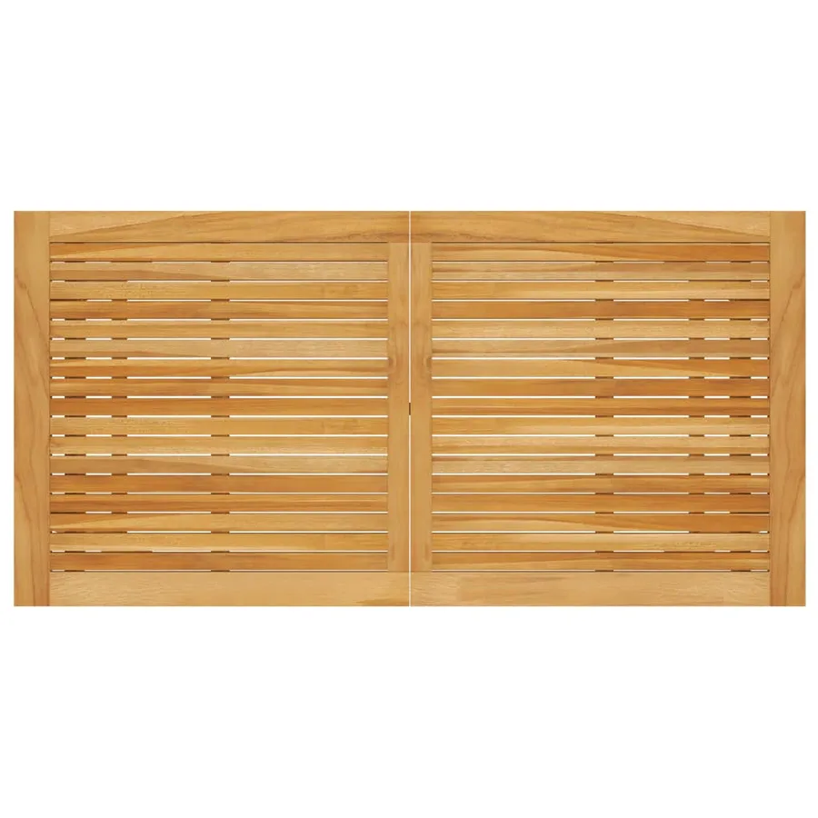 Ensemble à manger de jardin 5 pcs Beige - 9