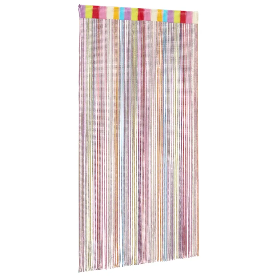 Rideau en fils 2 pcs 140 x 250 cm multicolore - 3