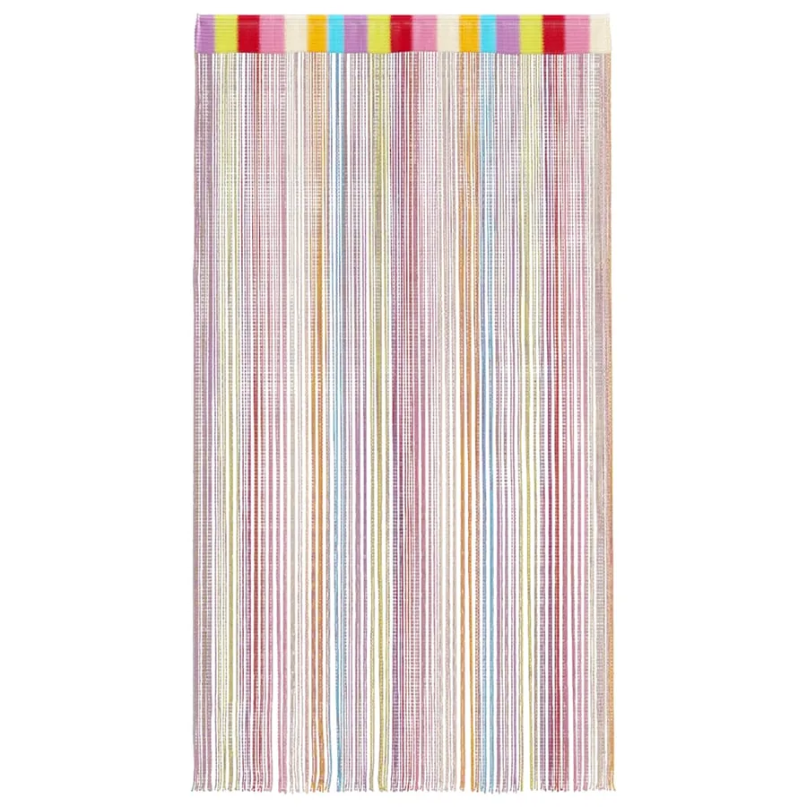 Rideau en fils 2 pcs 140 x 250 cm multicolore - 4