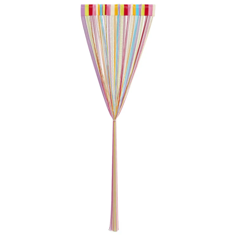 Rideau en fils 2 pcs 140 x 250 cm multicolore - 5