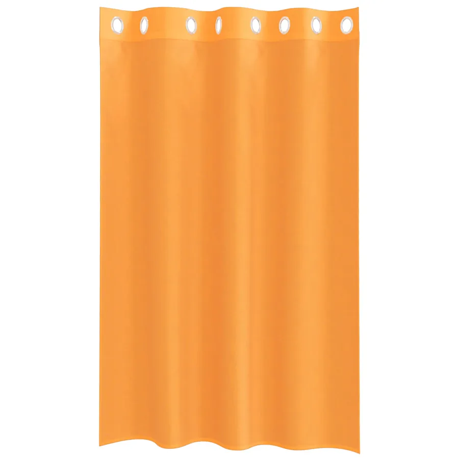 Rideaux en voile avec œillets 2 pcs orange 140x175 cm - 4