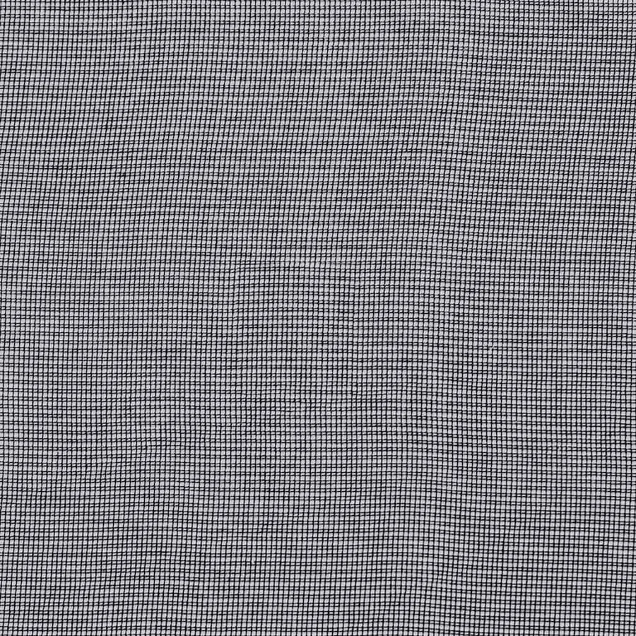 Rideaux en voile avec passe-tringles 2 pcs noir - 8