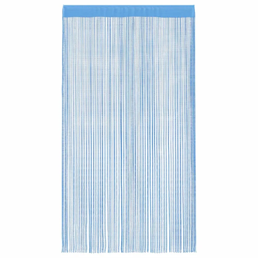 Rideau en fils 2 pcs 140 x 250 cm bleu clair - 4
