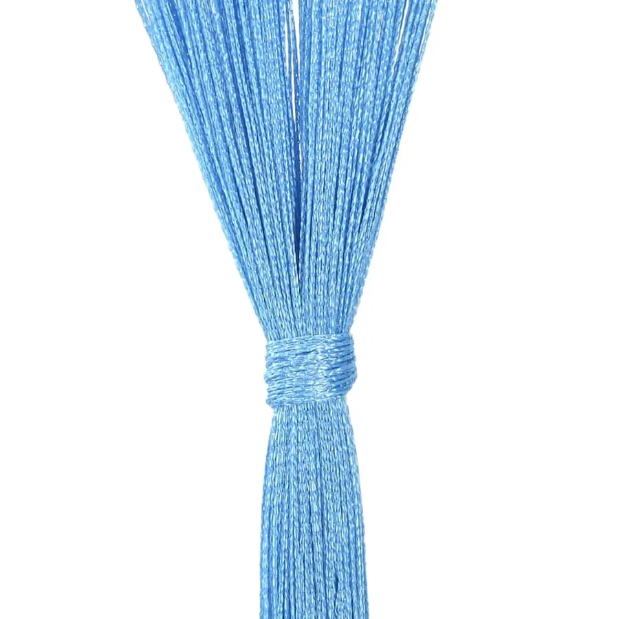 Rideau en fils 2 pcs 140 x 250 cm bleu clair - 7
