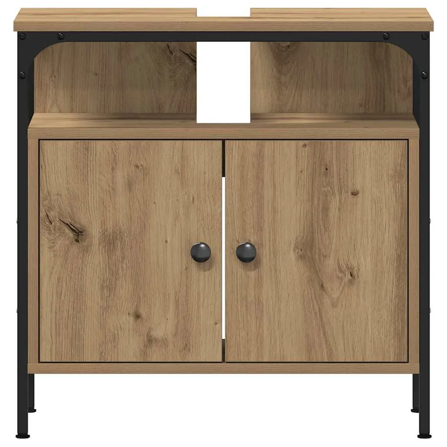 Meubles de salle de bain 3 pc Marron 80 x 30 x 60 cm - 9
