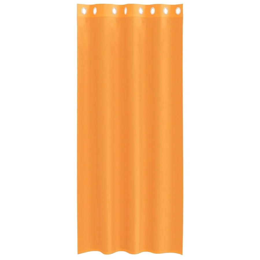 Rideaux en voile avec œillets 2 pcs orange 140x245 cm - 4