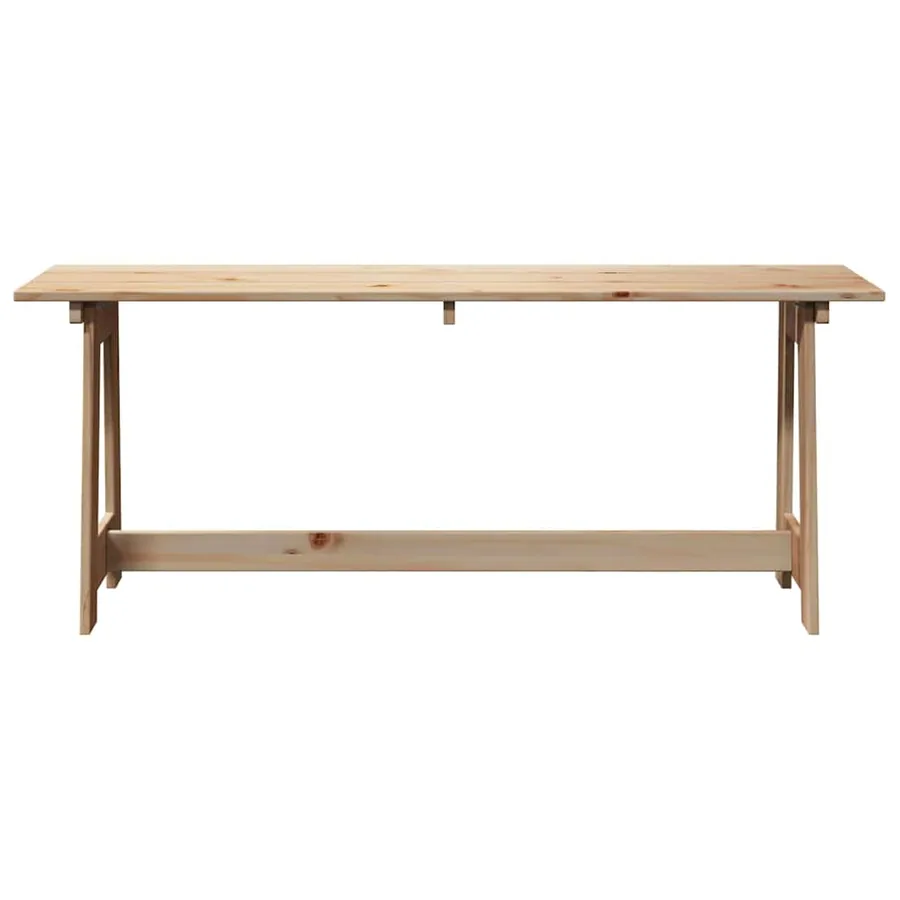 Banc extérieur Naturel 119 x 37 x 47 cm Bois de pin massif - 4