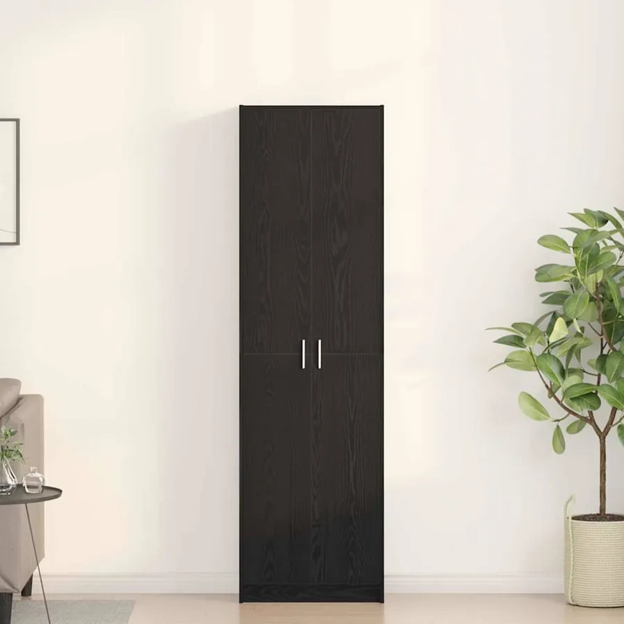 Armoire Chêne noir 55 x 25 x 189 cm Bois d'ingénierie