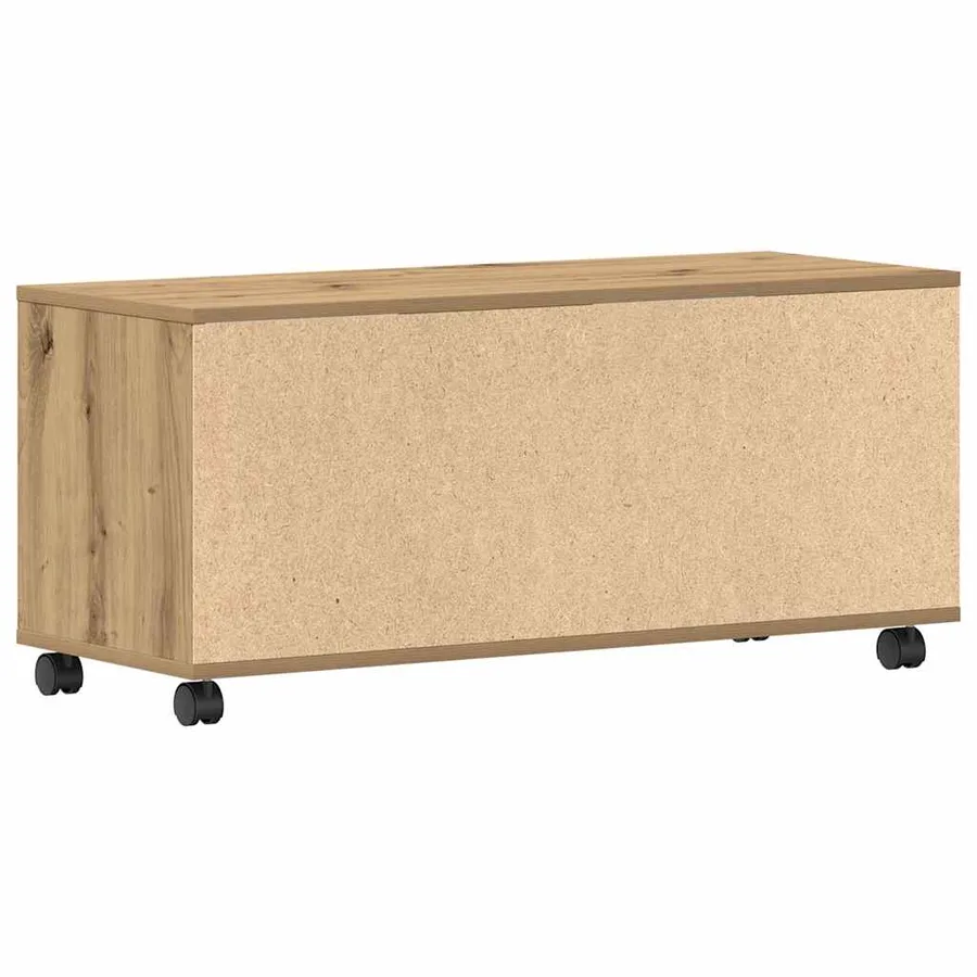 Meuble TV 90 x 35 x 40,5 cm Marron Bois d'ingénierie - 7