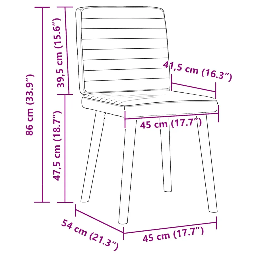 Chaises à manger lot de 2 taupe tissu - 9