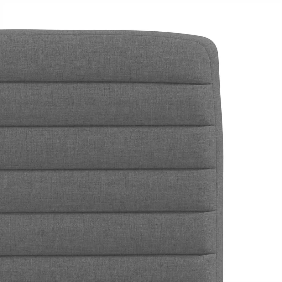 Chaises à manger lot de 2 gris foncé tissu - 7