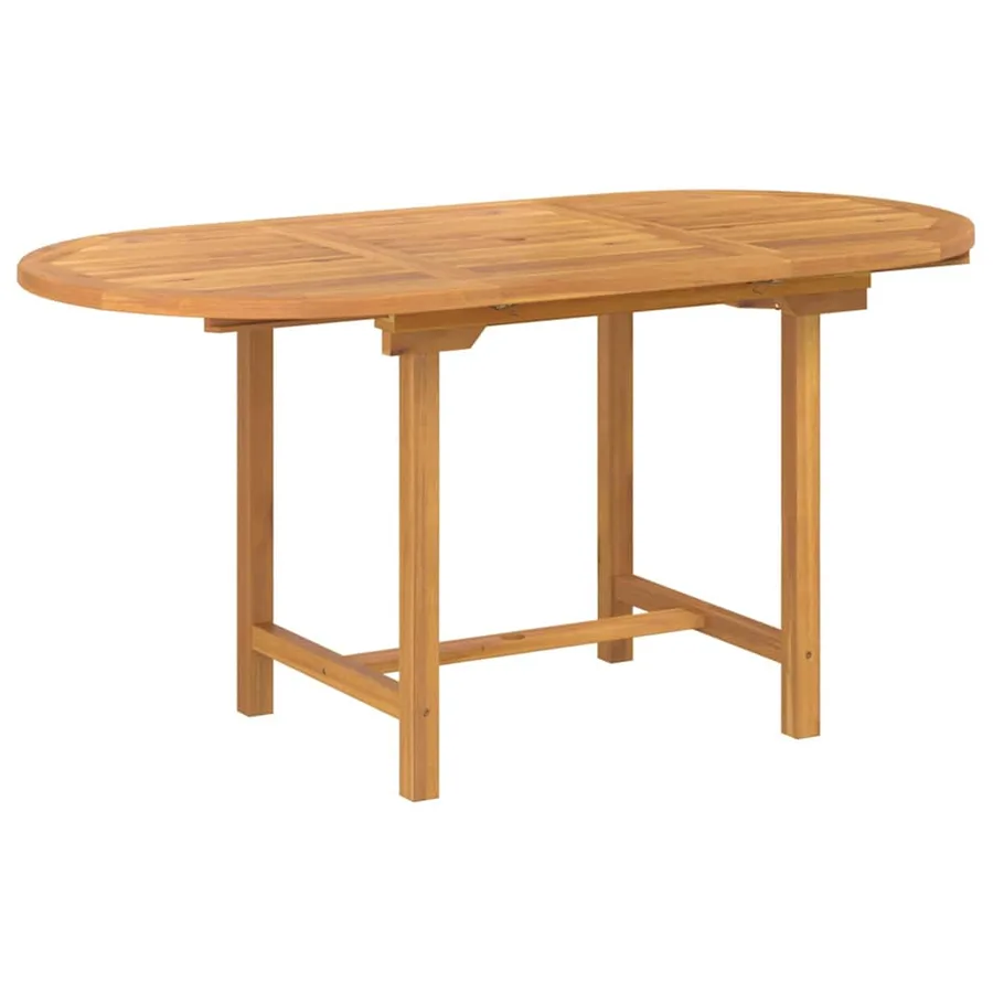 Ensemble de salle à manger pour jardin 7 pcs Marron - 6