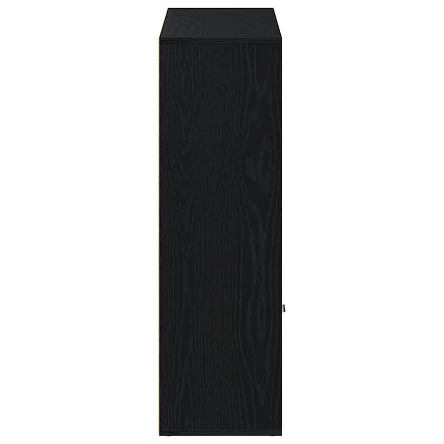 Bibliothèque en chêne noir 98 x 29 x 97,5 cm bois d'ingénierie - 7