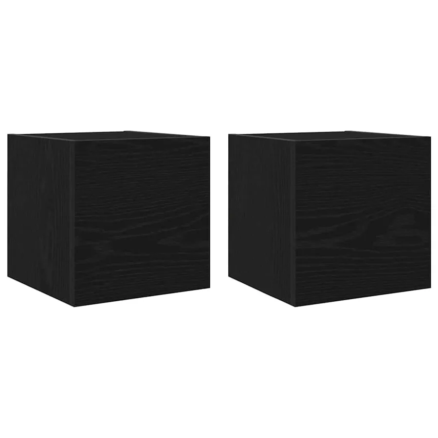 Ensemble meuble TV 8 pcs Chêne noir Bois d'ingénierie - 6