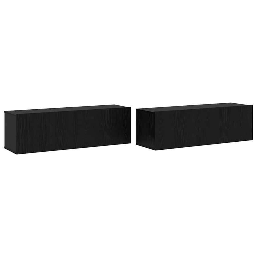Ensemble meuble TV 8 pcs Chêne noir Bois d'ingénierie - 7