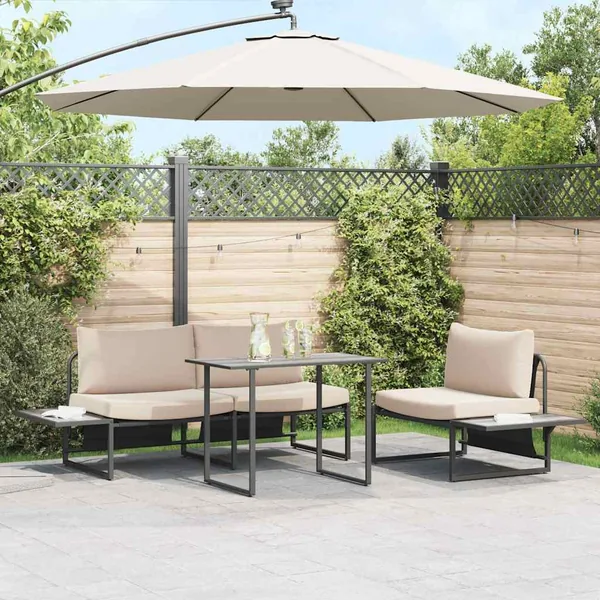 Table de Jardin Gris 100 x 55 x 70 cm bois
