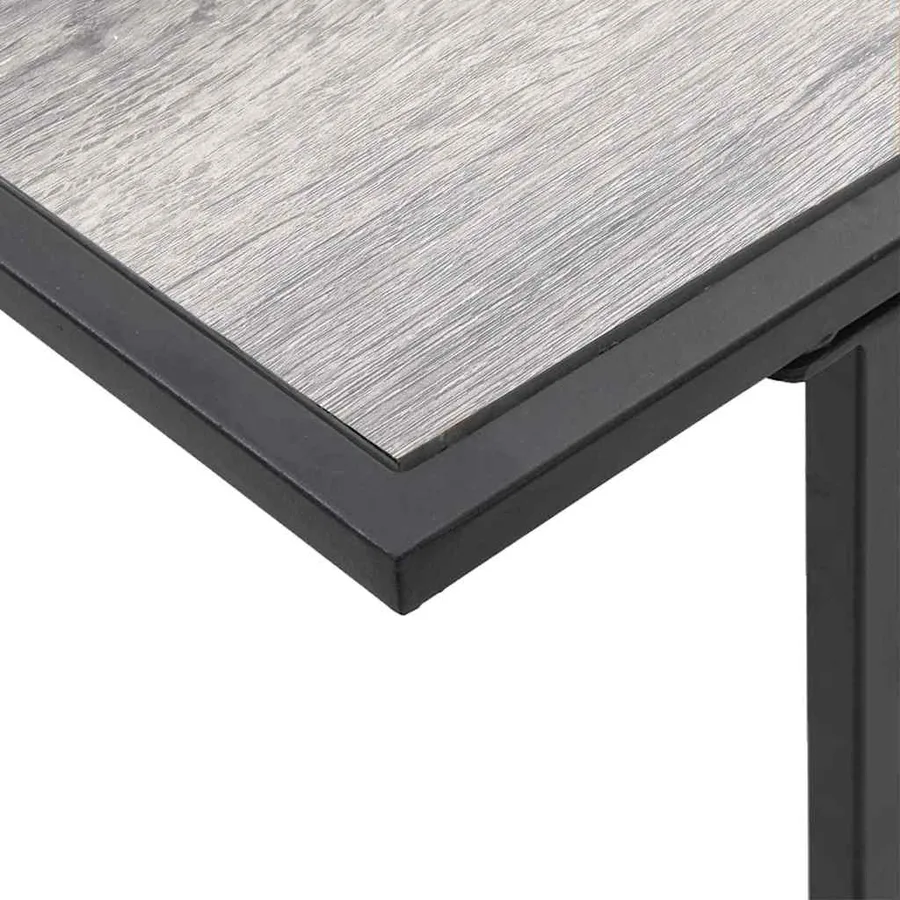 Table de Jardin Gris 100 x 55 x 70 cm bois - 9