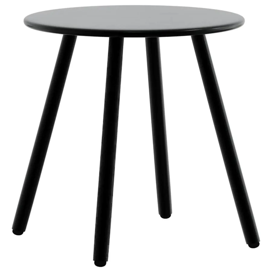 Lot de 3 Chaise de jardin noir et blanc résine tressée - 4