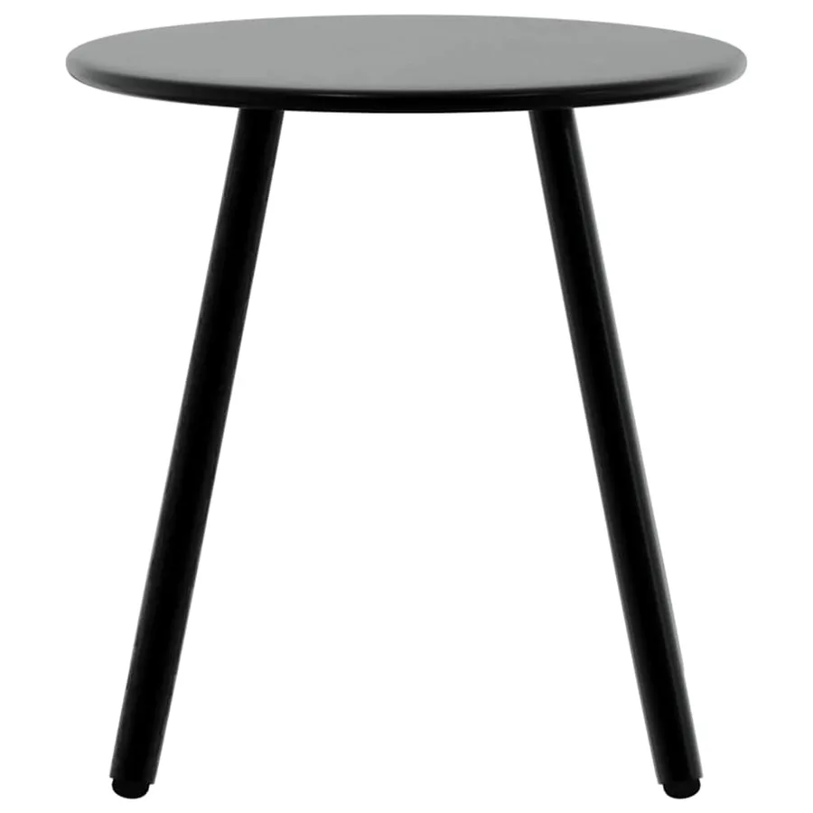 Lot de 3 Chaise de jardin noir et blanc résine tressée - 6