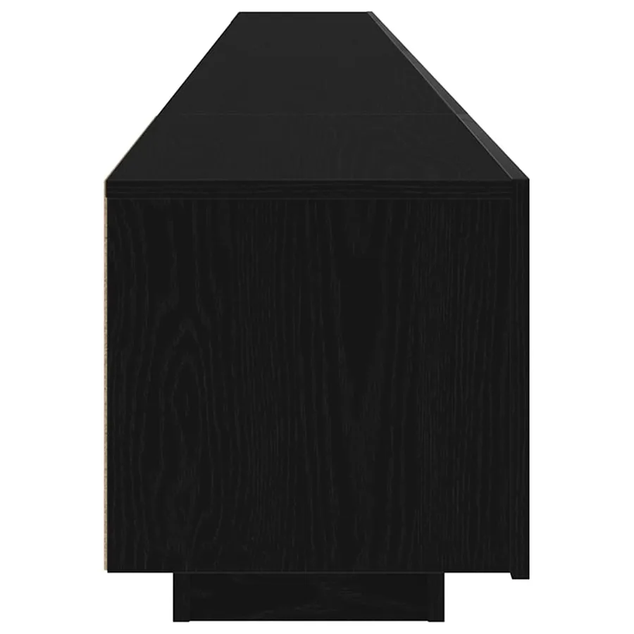 Ensemble meuble TV Montage mural 3 pcs Noir 300 x 35 x 40 cm - 12