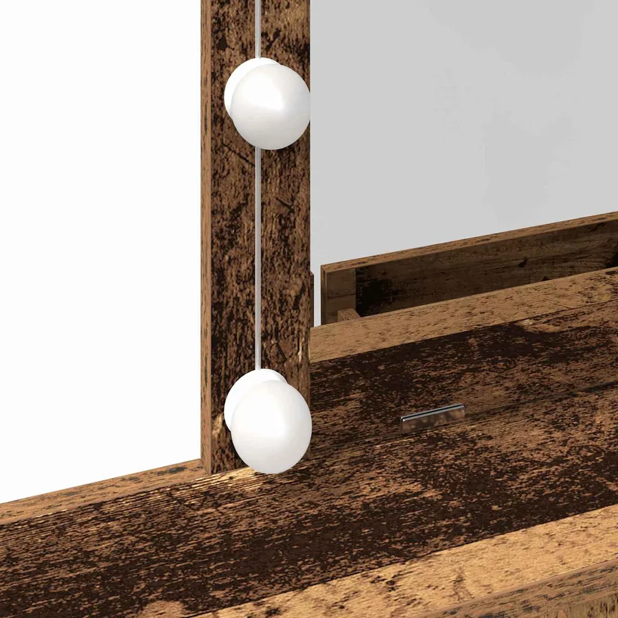 Coiffeuse Bois Ancien 80 x 41 x 144,5 cm Bois d'ingénierie - 11