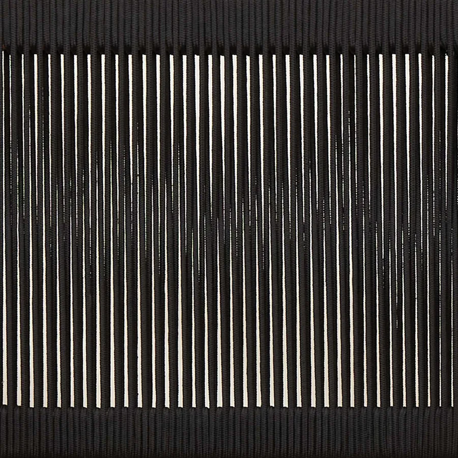 Banc de Relaxation de Jardin Noir Bois d'Acacia Massif - 5