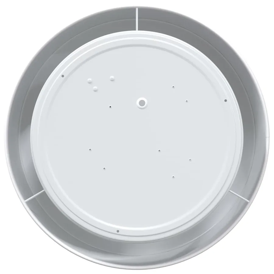 Lampe de plafond Blanc 30 x 30 x 13,5 cm tissu - 6