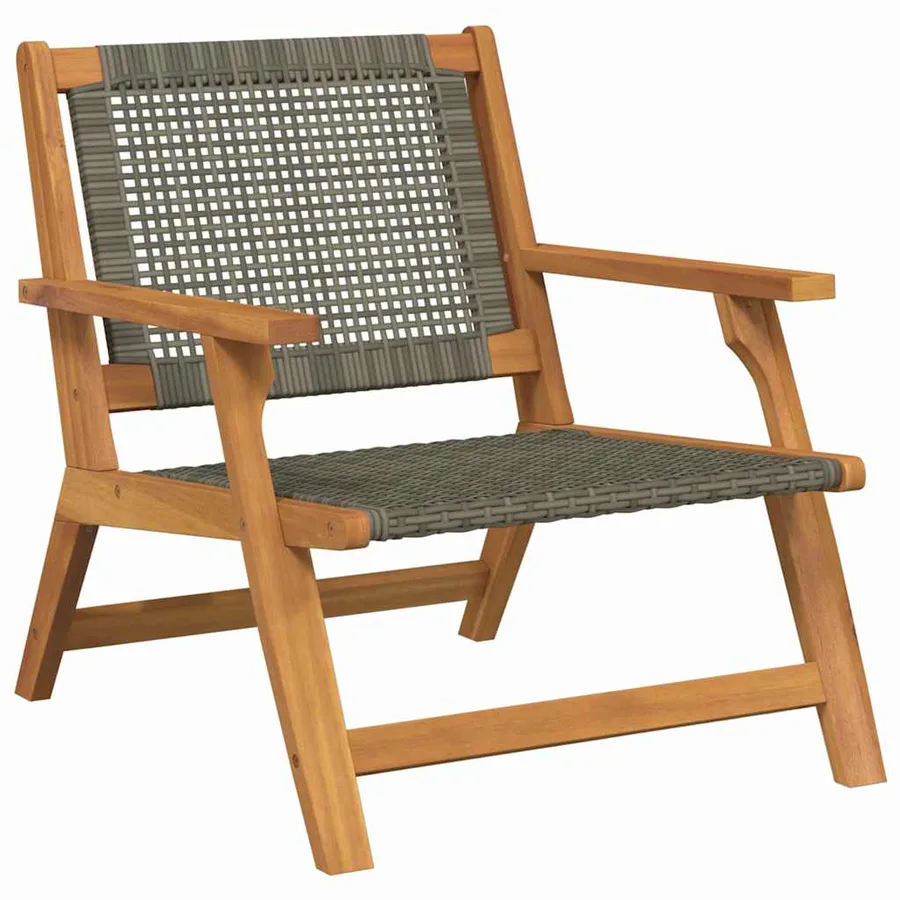 Mobilier de jardin 2 pcs Gris 67 x 78 x 73 cm - 4