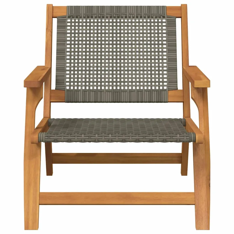 Mobilier de jardin 2 pcs Gris 67 x 78 x 73 cm - 6