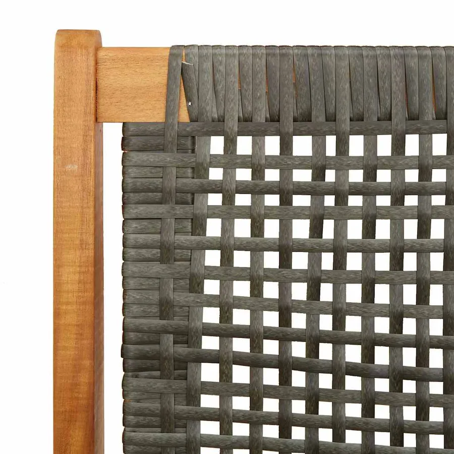 Mobilier de jardin 2 pcs Gris 67 x 78 x 73 cm - 9